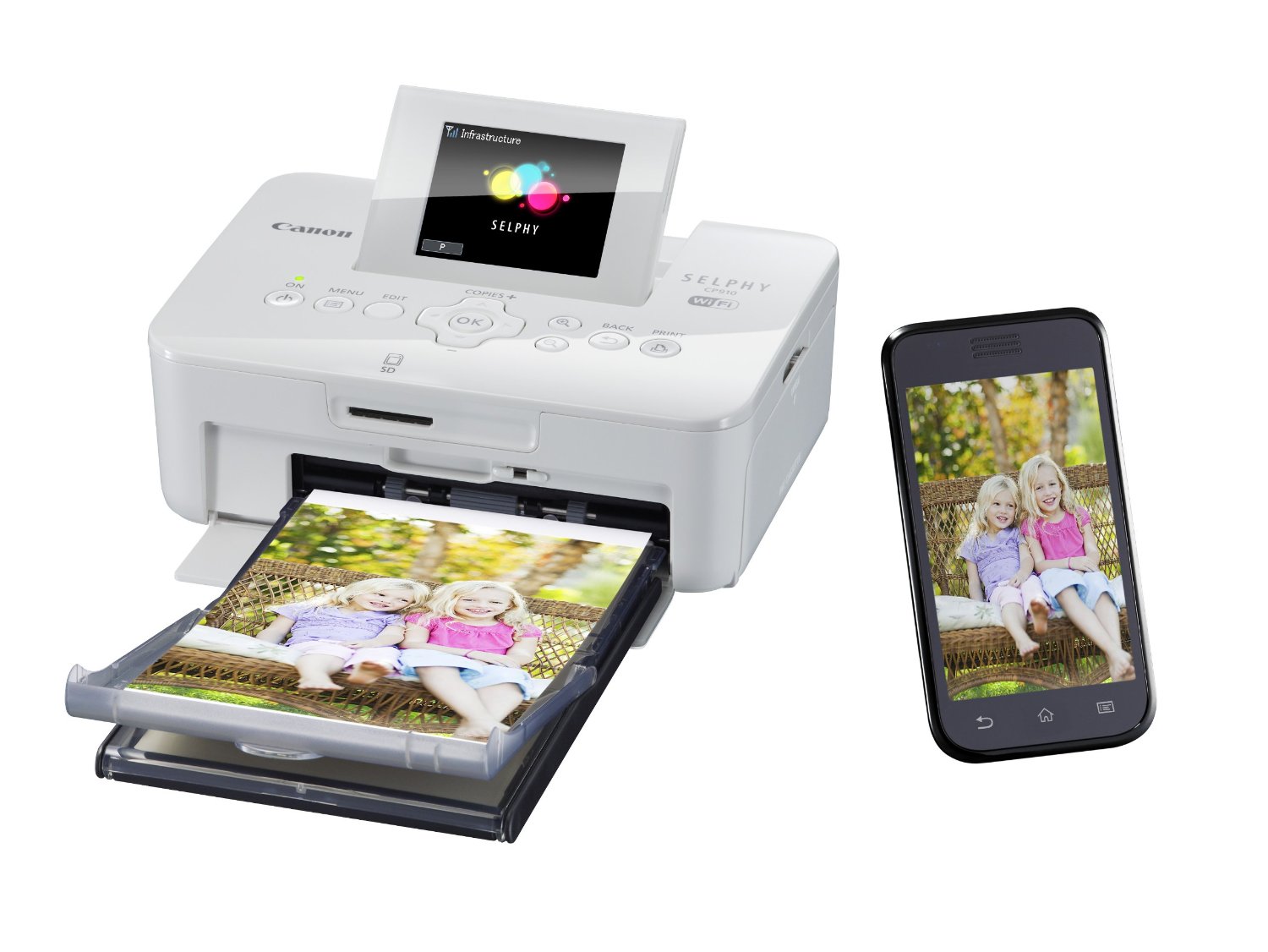 Máy in ảnh giấy nhiệt Canon Selphy CP900 - Máy in ảnh di động không dây, In ảnh lấy ngay khổ 10x15cm (Hàng chính hãng)